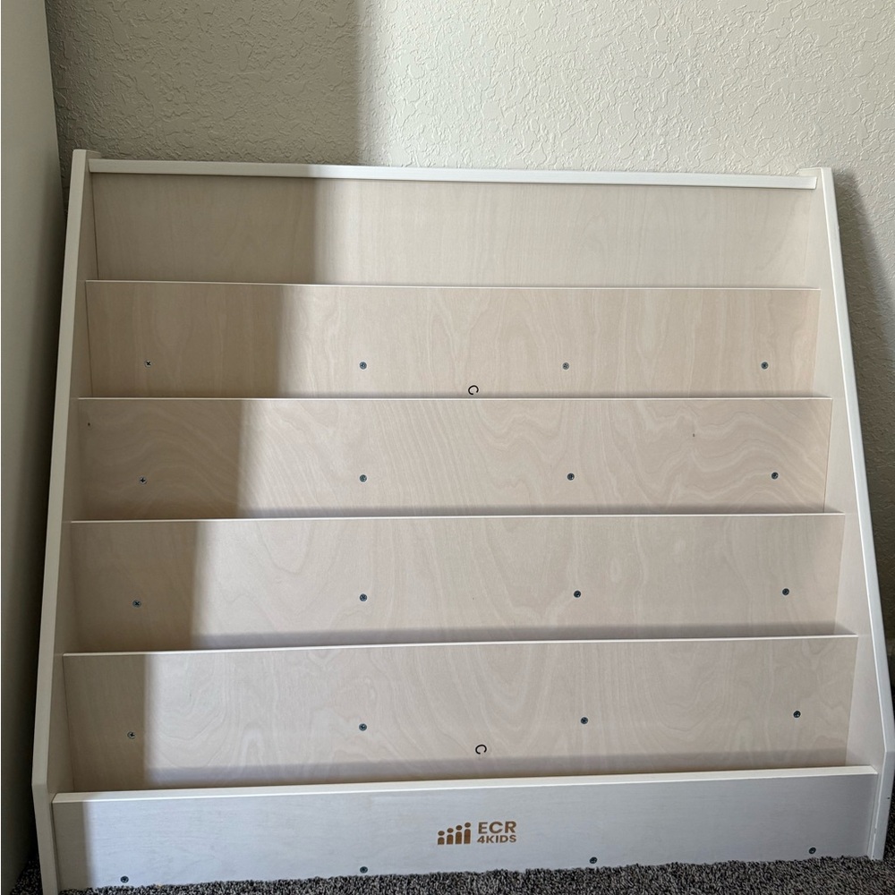 Natural Wood Book Display